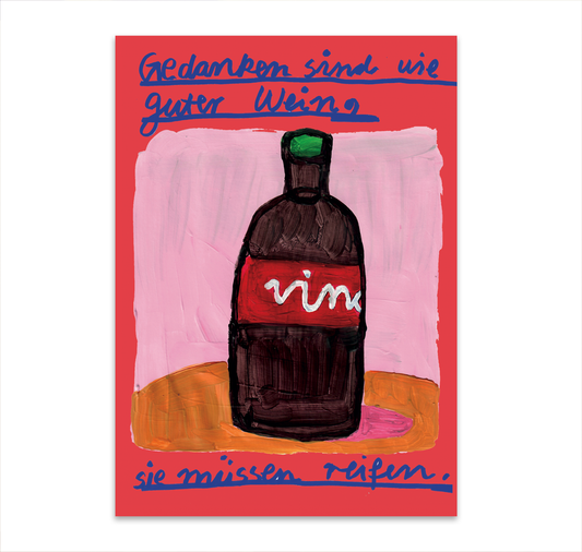 LOCA - Postkarte "Wein"