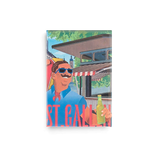 Clarissa Schwarz - Kühlschrank Magnet "St.Gallen Rondelle"