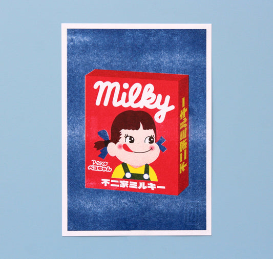 Nillustration - Plakat "Japanische Milky Candy"