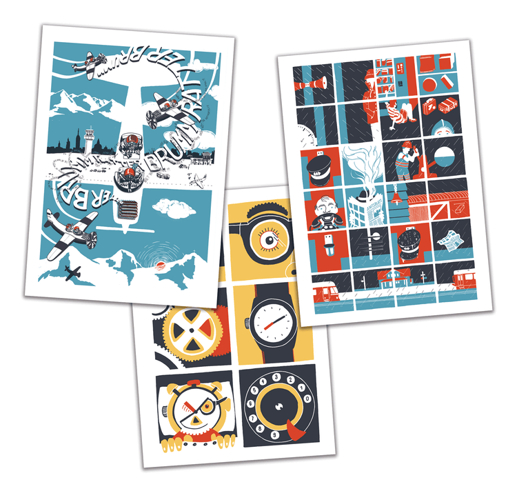 opak - Postkartenset "Mani Matter 2"