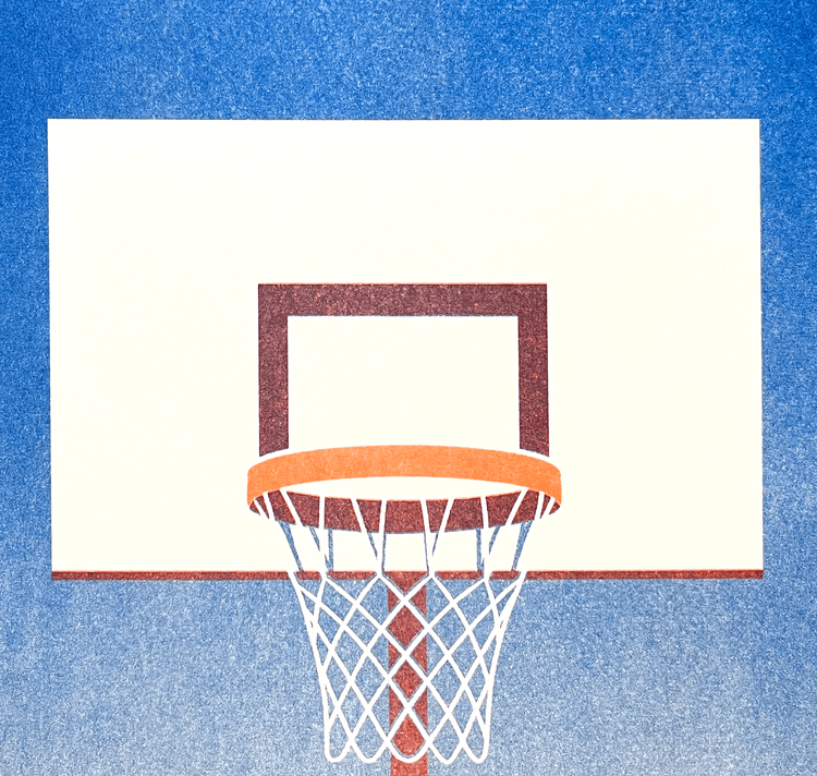 manifesto opaco "giornata del basket"