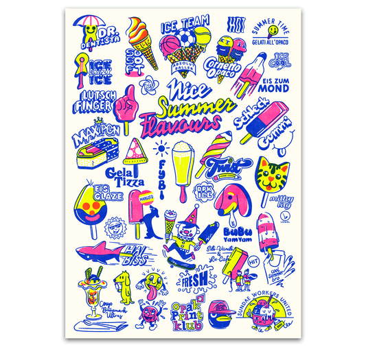 opak - Plakat "nice summer flavours"