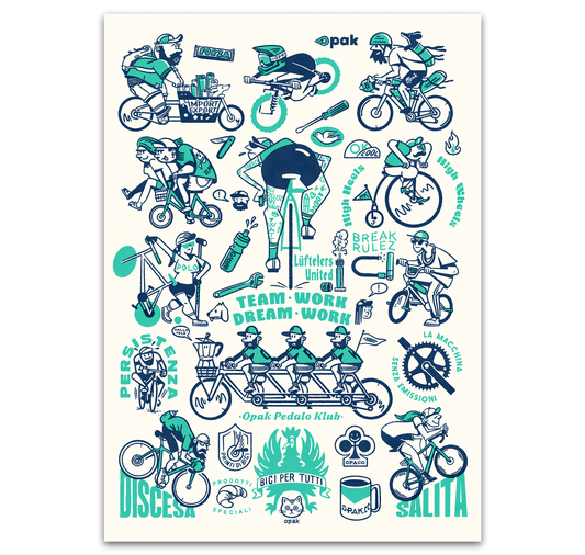 opak - Plakat "bici per tutti"