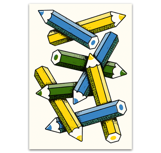 manifesto opaco "Crayon"