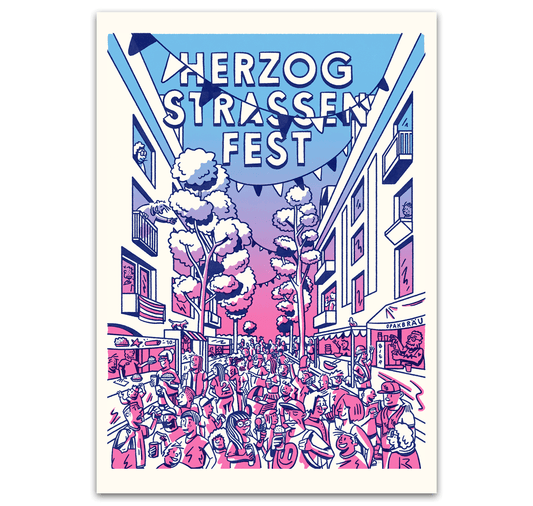 opak - Plakat "herzogstrassenfest"