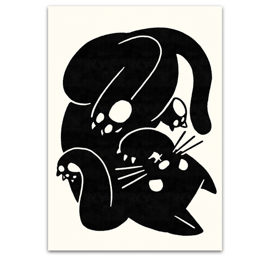 affiche opaque « Kitty »