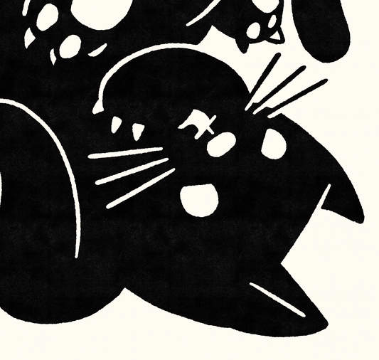 affiche opaque « Kitty »