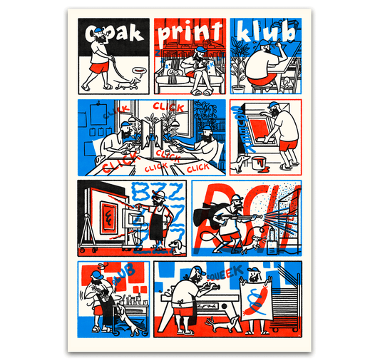 opak - Plakat "print klub"