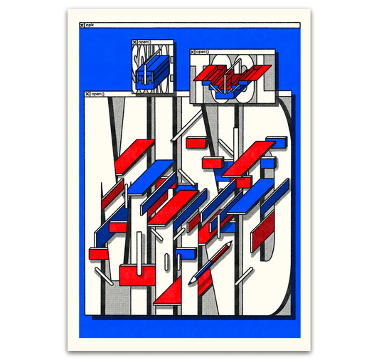 opak - Plakat "open source"