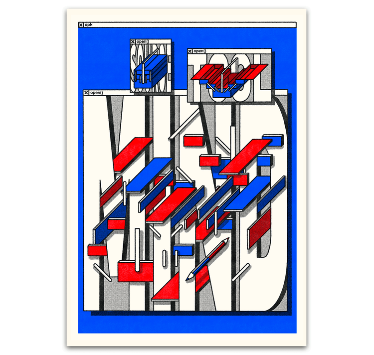 opak - Plakat "open source"