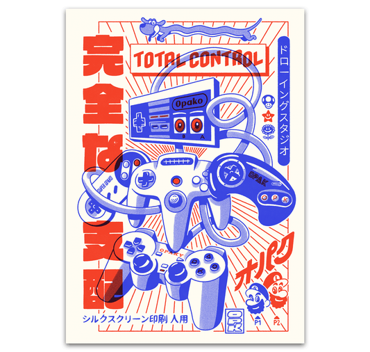 opak - Plakat "total control"