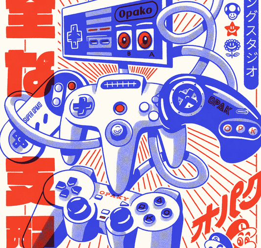 opak - Plakat "total control"