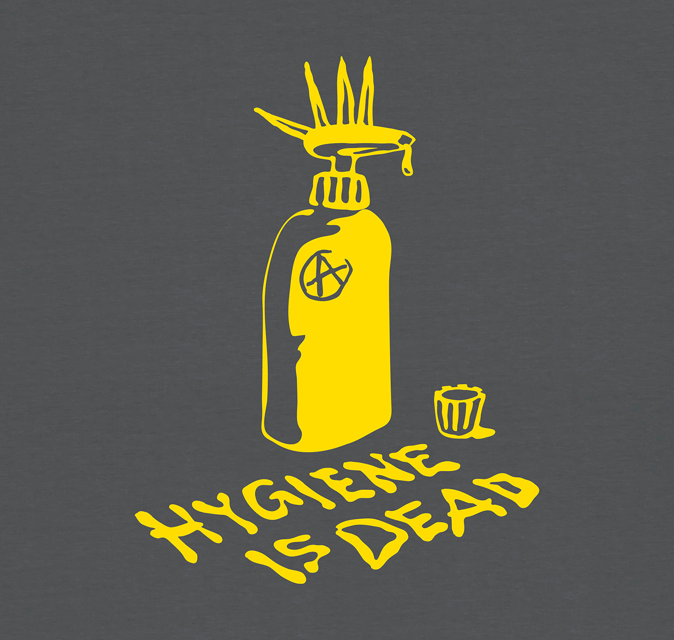 Pascale Osterwalder - T-Shirt "Hygene Is Dead" (Anthracite)