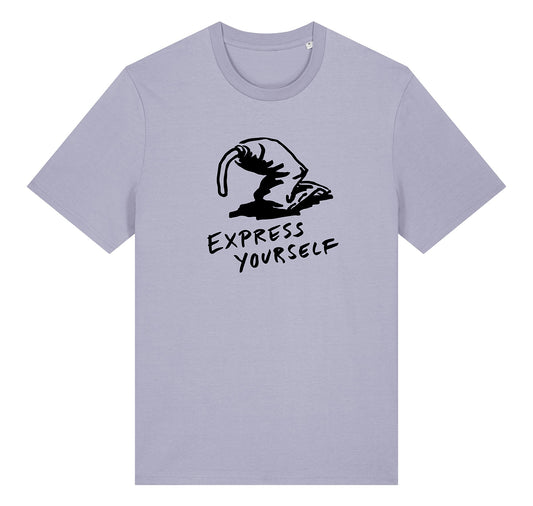 Pascale Osterwalder - T-Shirt "EXPRESS YOURSELF" (Lavender) Vorbestellung