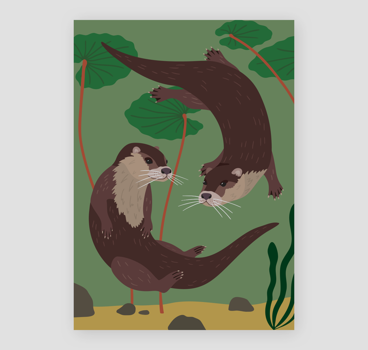 Lisa Voisard - Plakat "Otter"