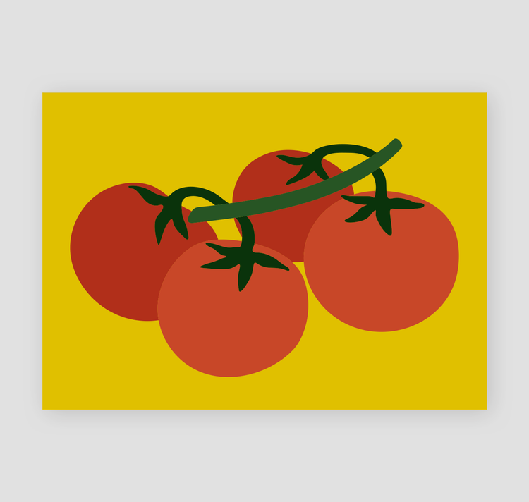 Lisa Voisard - Plakat "Tomaten"