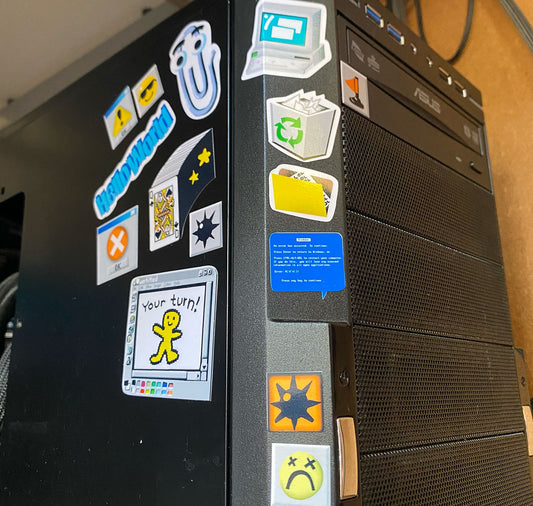 Plundernase - Stickerbogen "1998”