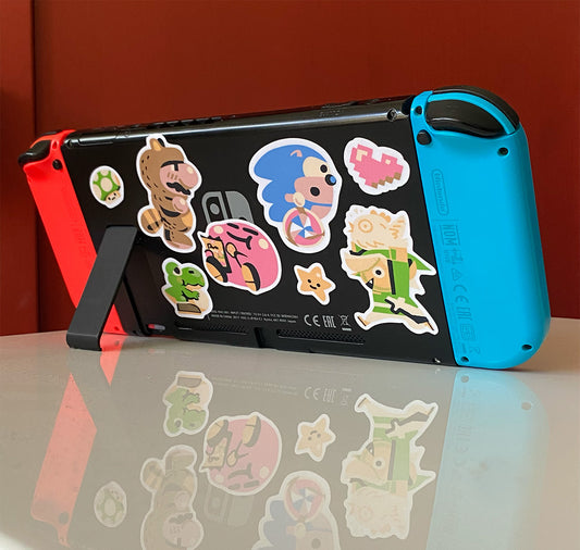 Plundernase - Stickerbogen "8bit”