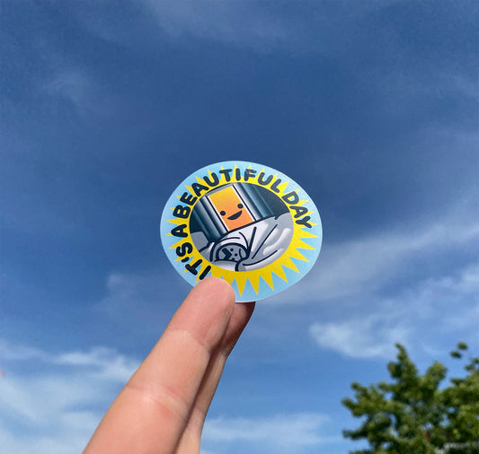 Plundernase - Sticker "Beautiful Day”