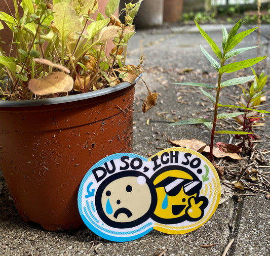 Plundernase - Sticker "Du So, Ich So"
