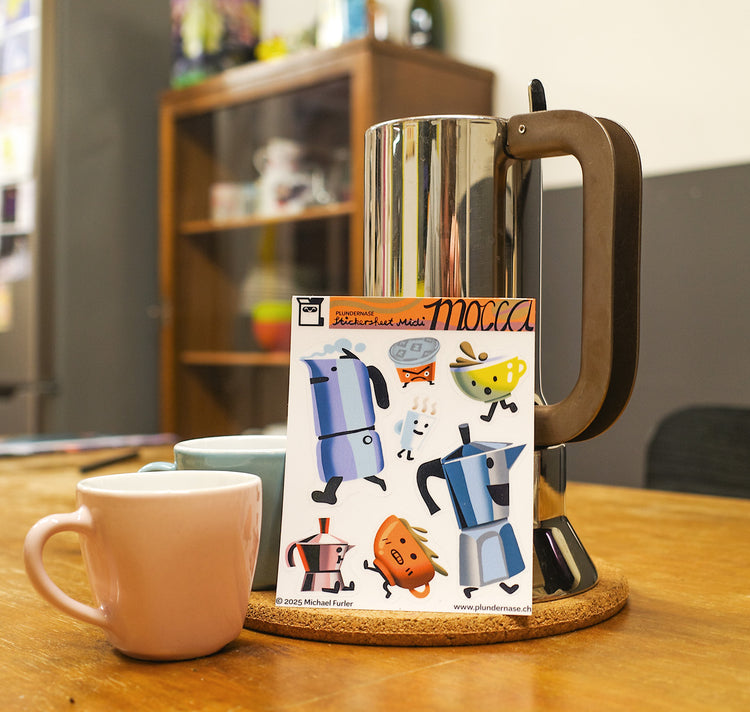 Plundernase - Stickersheet "Mocca"