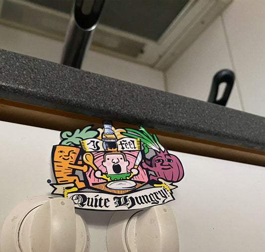 Plundernase - Sticker "Quite Hungry”