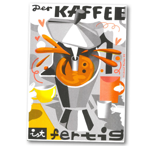 Plundernase - Affiche « Le café est prêt »