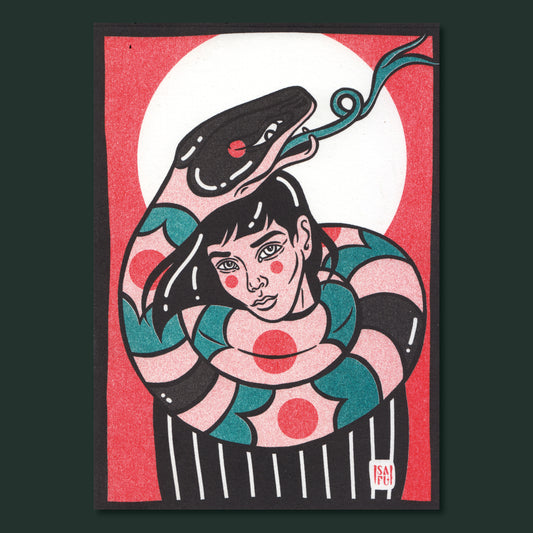 SAFU / Sarah Furrer - Plakat "Your guardian snake"