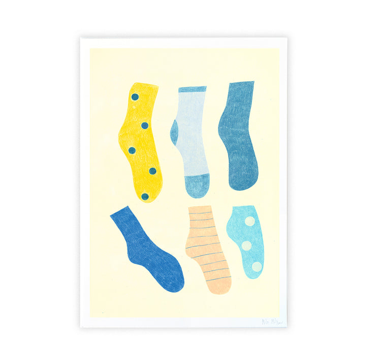 Milly Miljkovic - Plakat "socks"