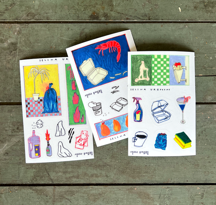 Selina Ursprung - Stickerset