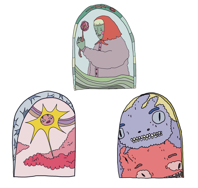 Bianca Caderas - Stickerset "Windows"