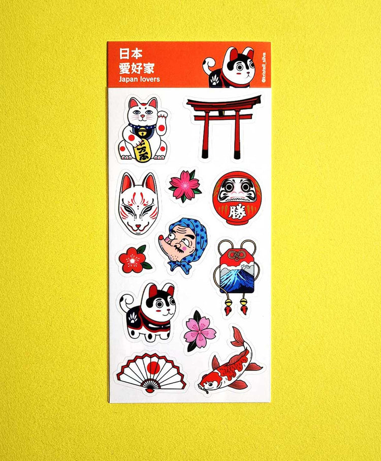 Kristell Silva Tancun - Stickersheet "Japan Lovers"