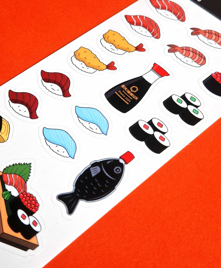 Kristell Silva Tancun - Stickersheet "Sushi Time"