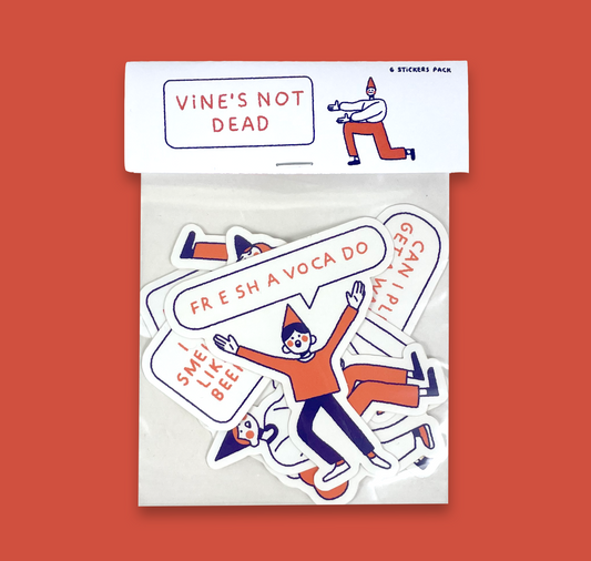 Camille Bovey - Stickers “Vines not dead“