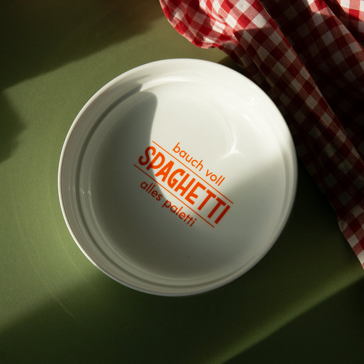 Studio Ciao - Teller "Bauch voll Spaghetti, alles paletti"