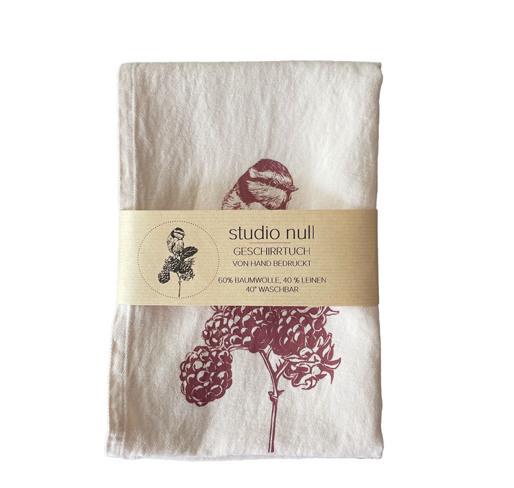 Studio Null - Geschirrtuch "Brombeere"