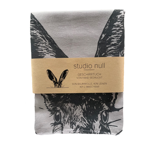 Studio Null - Geschirrtuch "Hase"