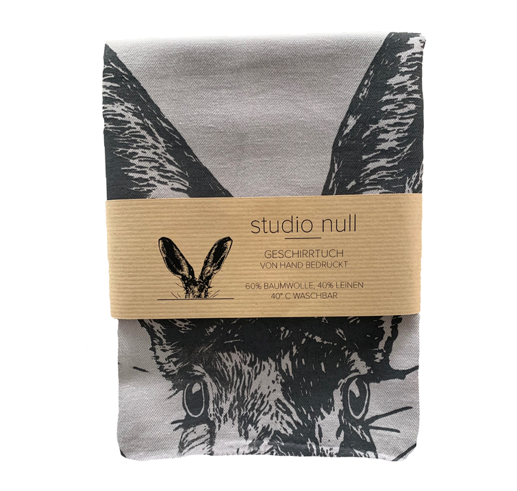 Studio Null - Geschirrtuch "Hase"