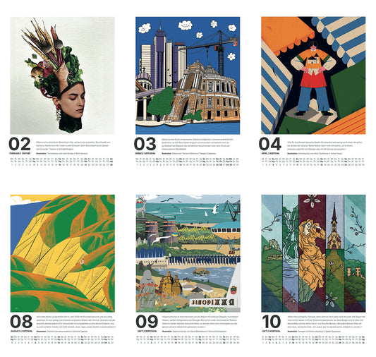 Libereco - Ukraine Soli-Kalender 2027 "Zuhause" VORBESTELLUNG