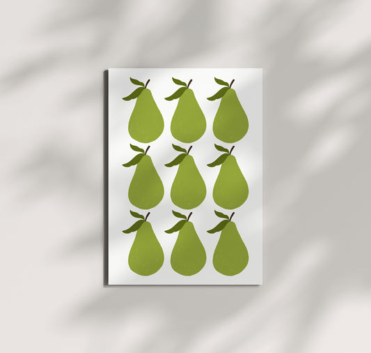 Pomba - Postkarte "Birne-Allover"