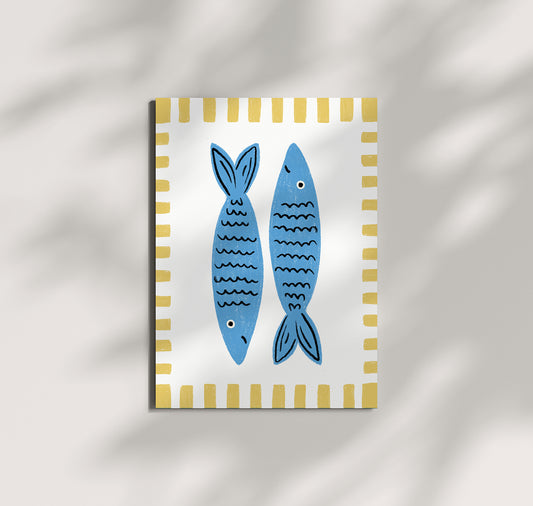 Pomba - Postkarte "Fishies"