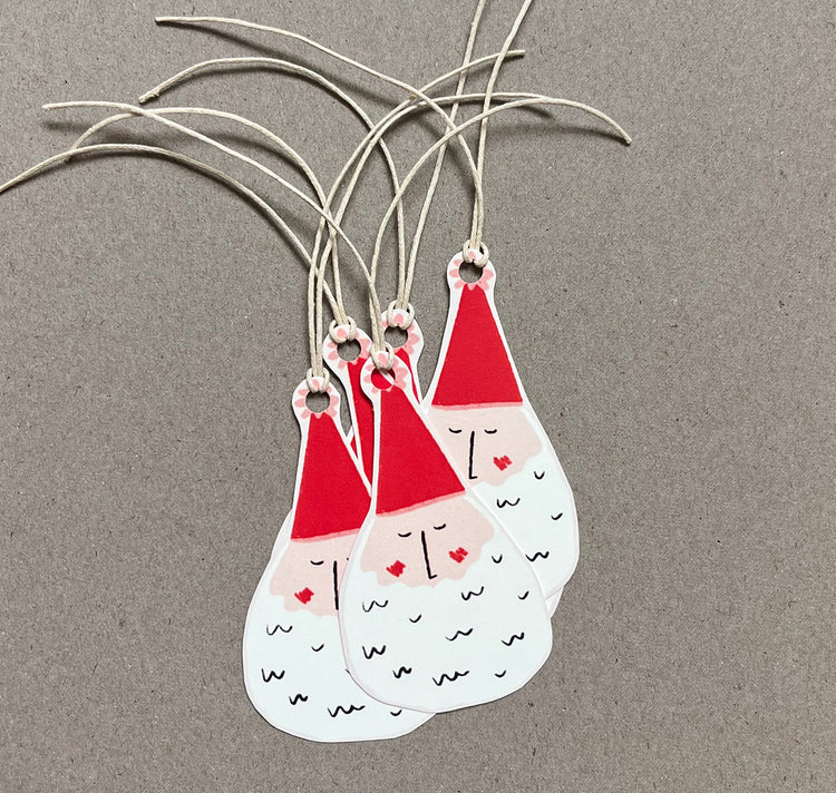Pomba - Papier-Geschenkanhänger "Chlaus" (5 Stück)