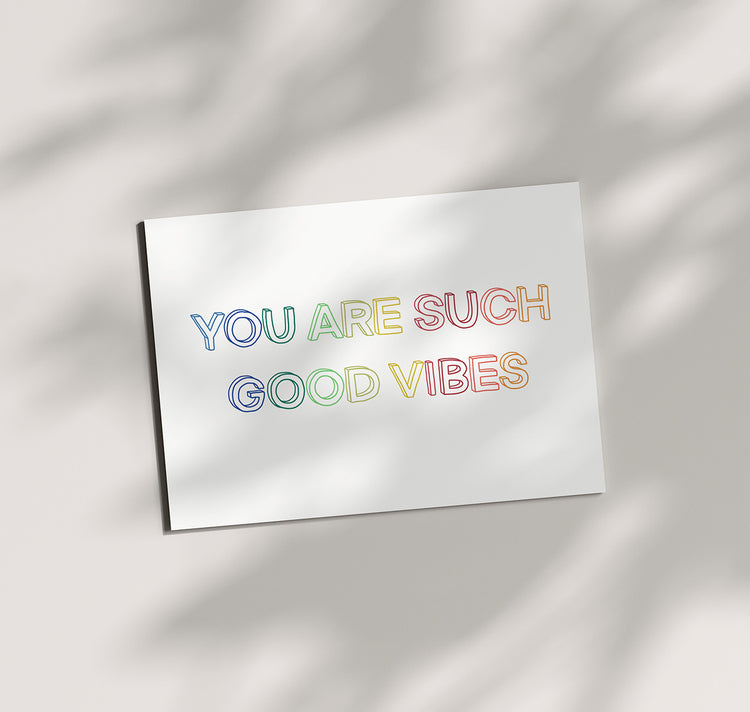 Pomba - Carta "BUONE VIBRAZIONI"