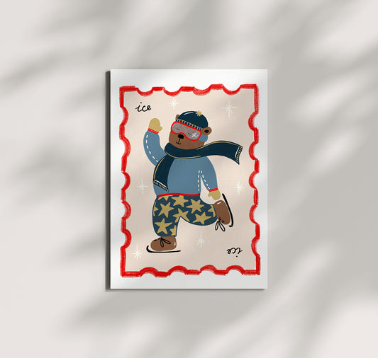 Pomba - Postkarte "ice stamp"