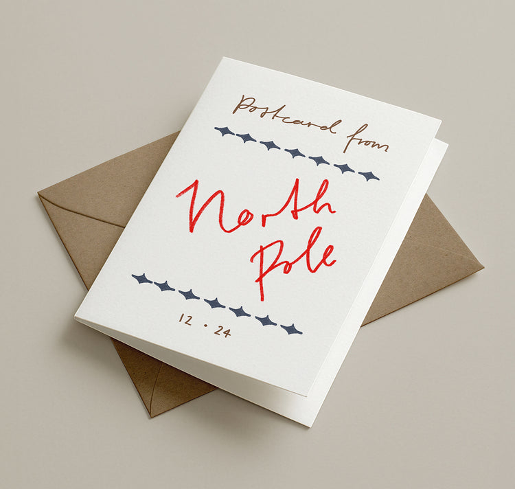 Pomba - Grusskarte "northpole"