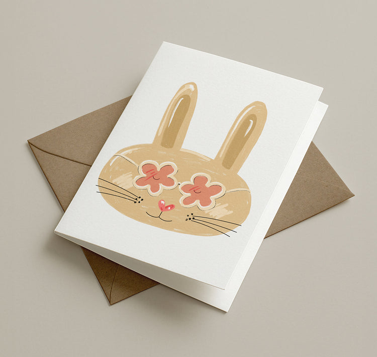 Pomba - Grusskarte "Rabbit"