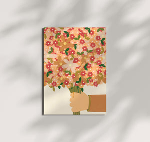 Pomba - Postkarte "Blumenstrauss"