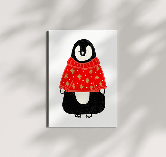 Pomba - Postkarte "Winterpingu"