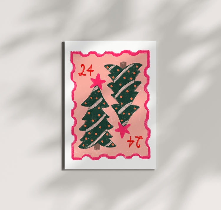 Pomba - Karte "Xmas Stamp"