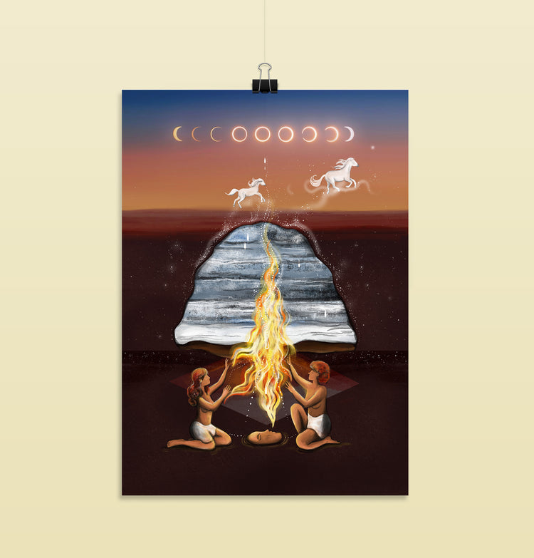 Celine Geser - Poster "Luna di tigre"